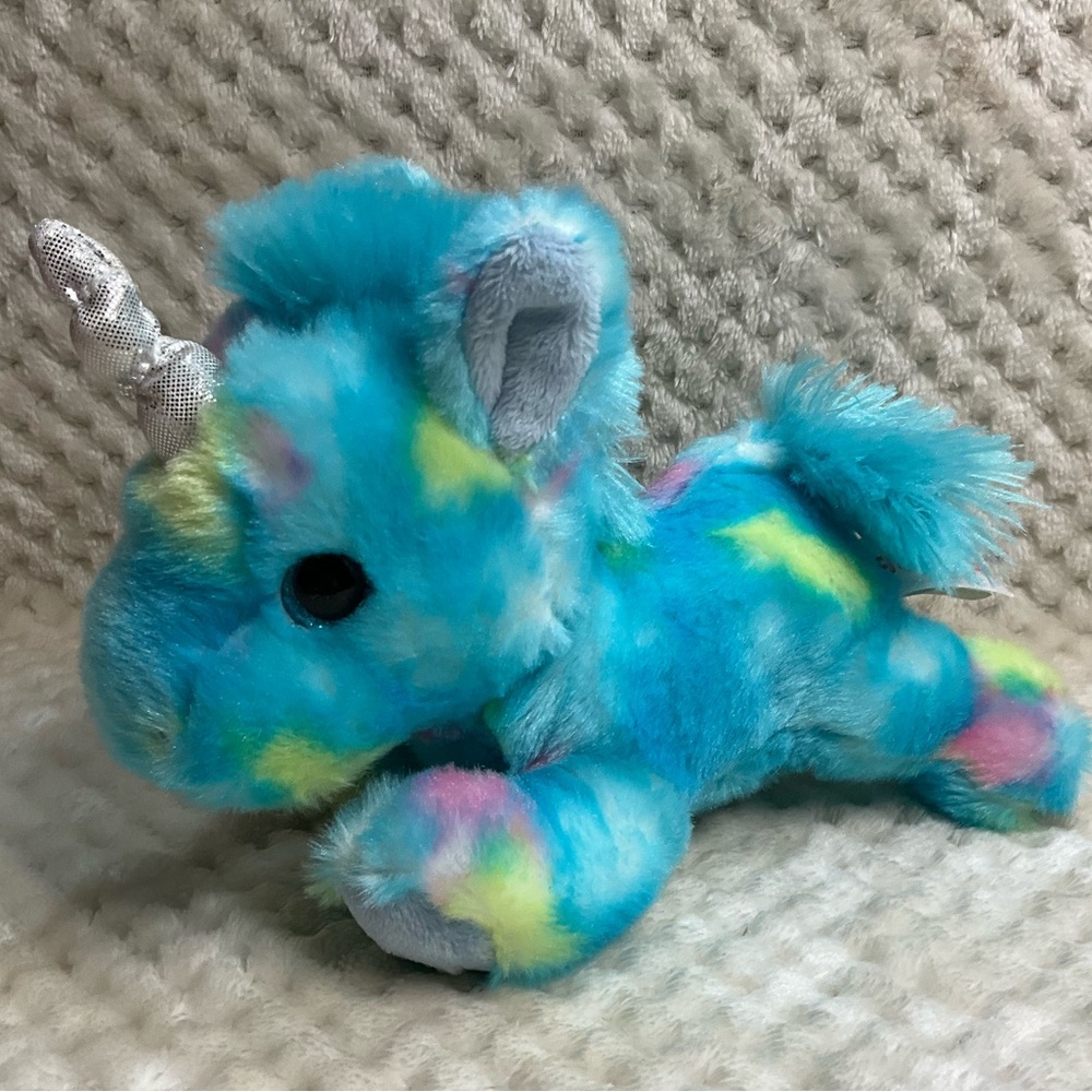Aurora World Bright Fancies Blueberry Ripple Plush Unicorn Stuffed Animal Toy 🦄